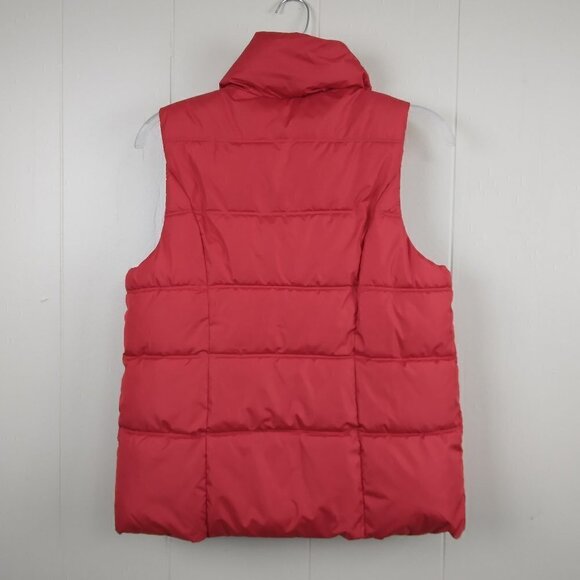 Old Navy | Red Puffer Full Zip & Snap Vest | Size S - Picture 4 of 7